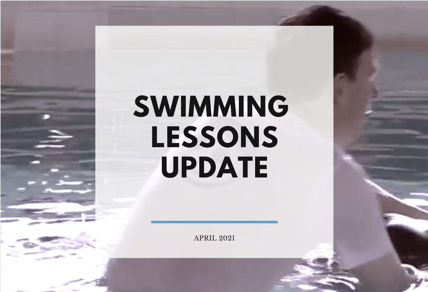 SwimEasy lessons update