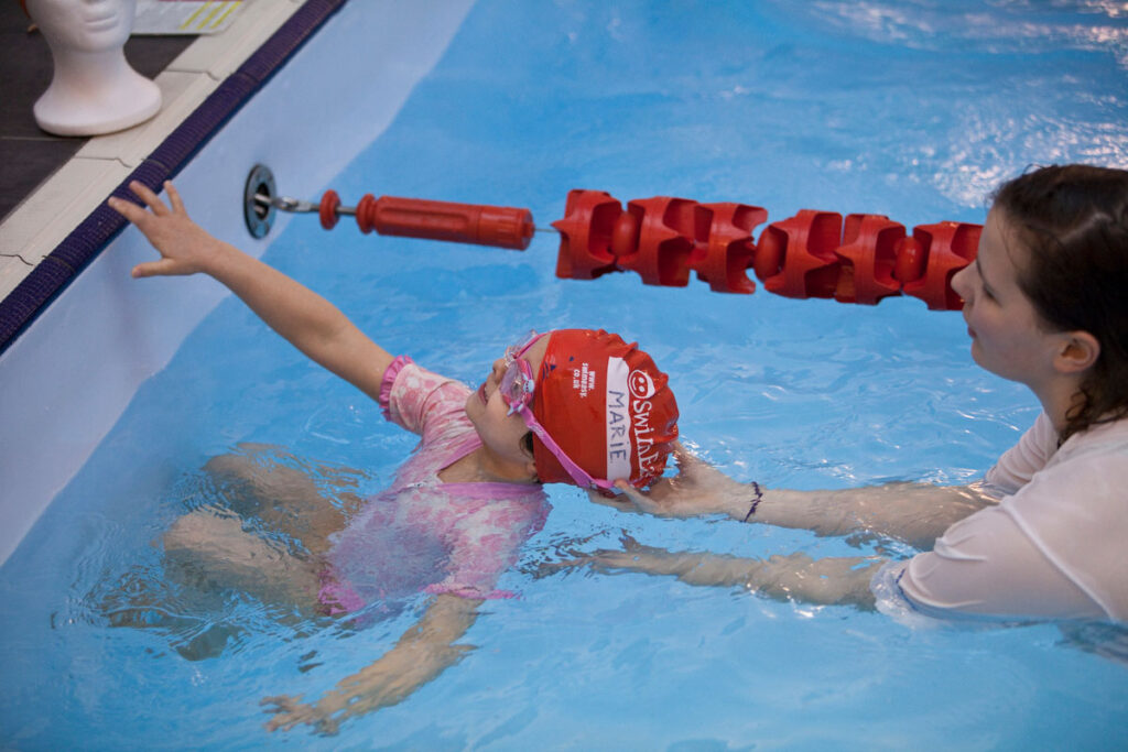 Girl Swimming lesson