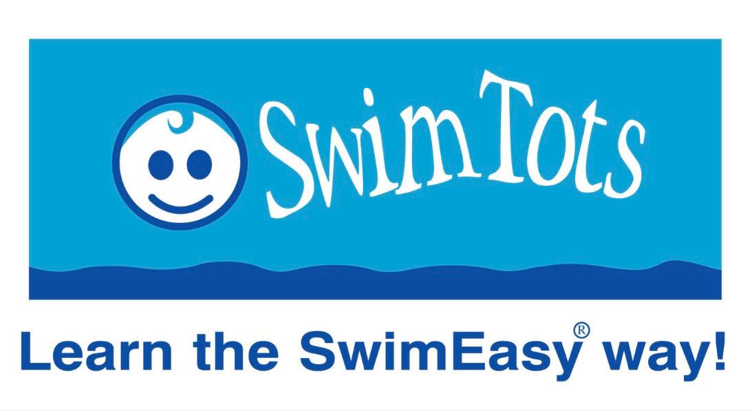 SwimTots baby swimming lesson promo showing a child swimming underwater naturally